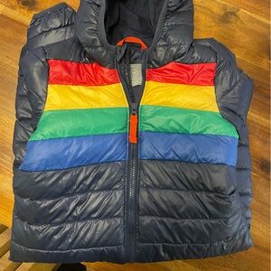 Primary Infant Multicolor Rainbow Puffer Bunting